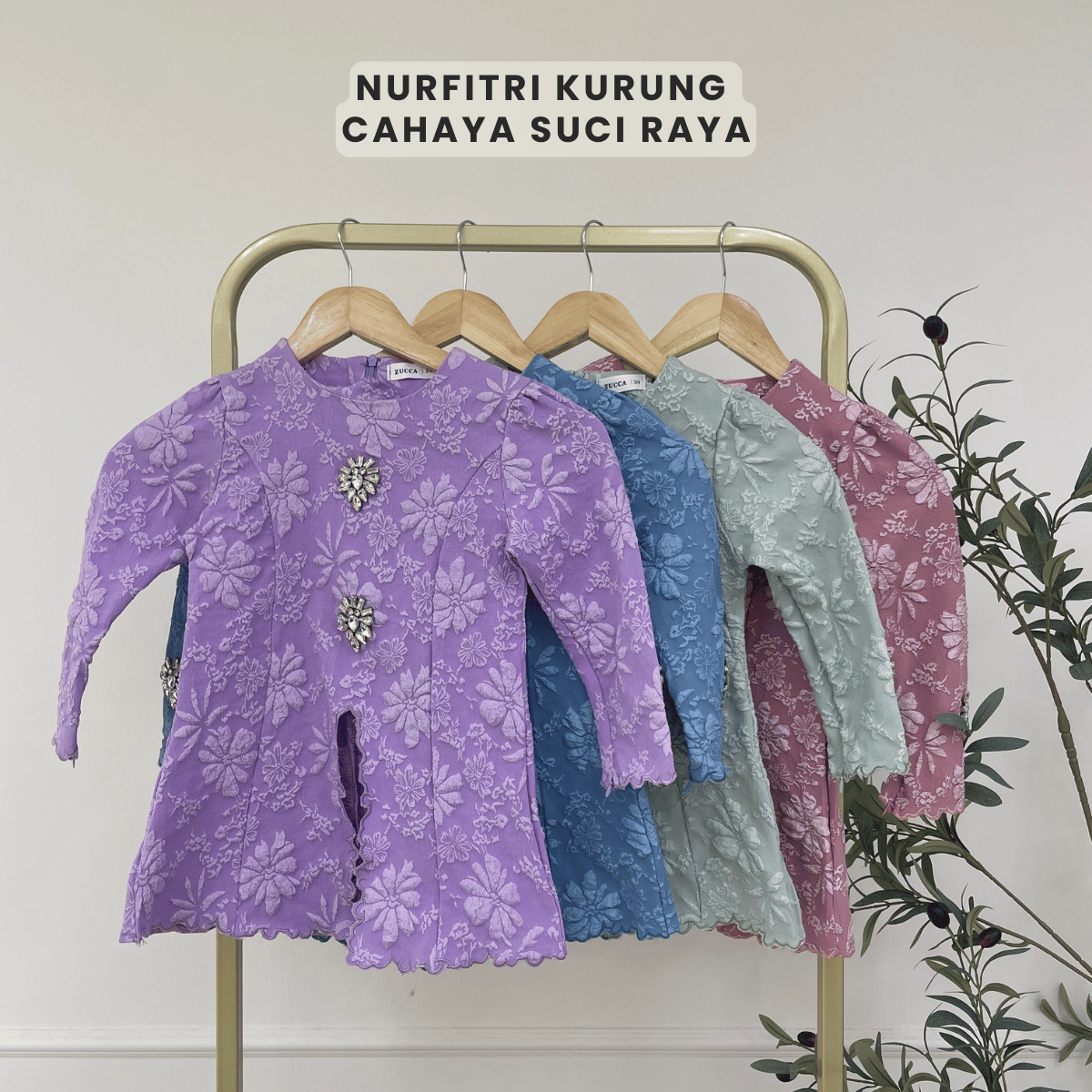 [JOM RAYA 2026] ZUCCA [KIDS] NURFITRI KURUNG CAHAYA SUCI RAYA EDITION - DMRAYA009A