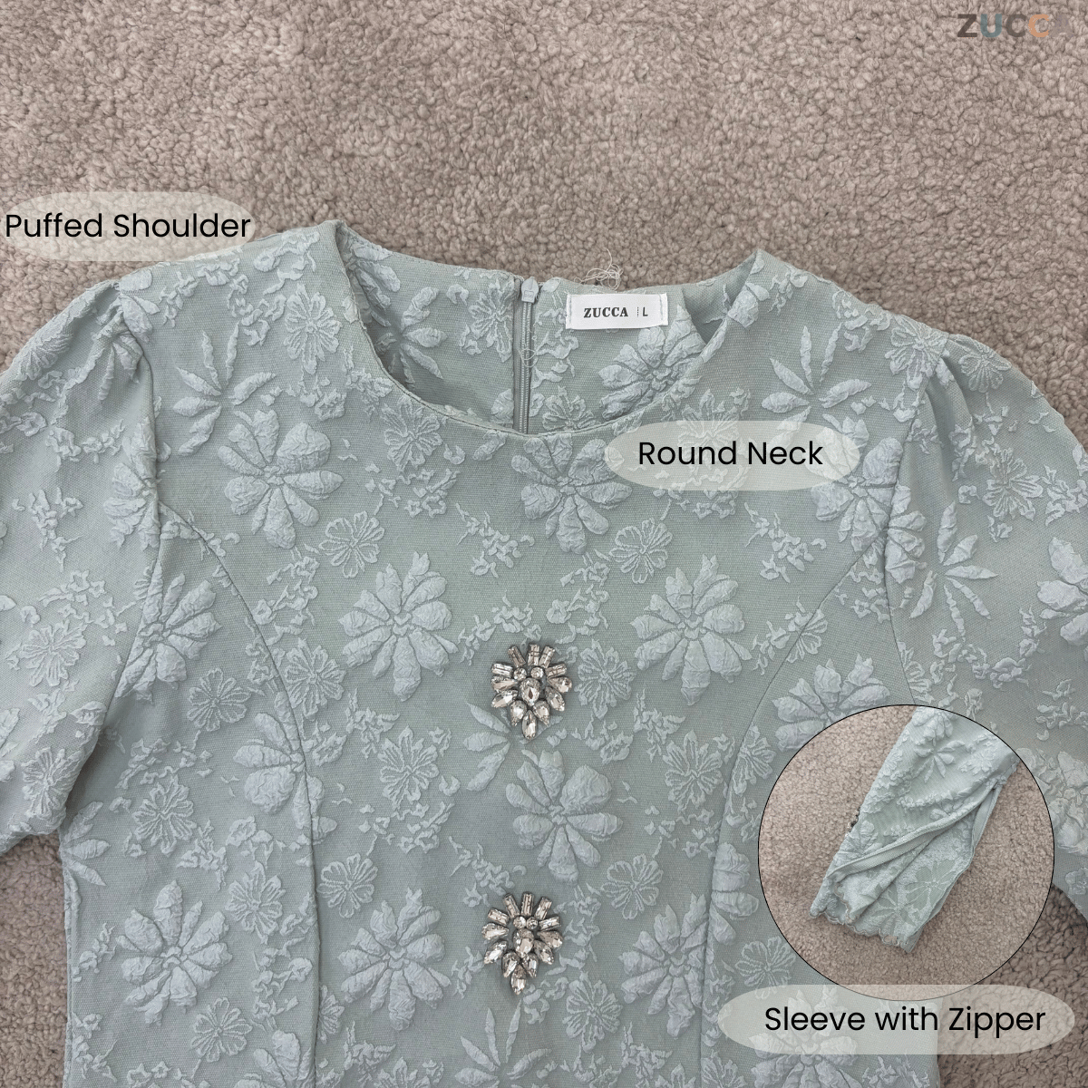 [JOM RAYA 2026] ZUCCA [KIDS] NURFITRI KURUNG CAHAYA SUCI RAYA EDITION - DMRAYA009A