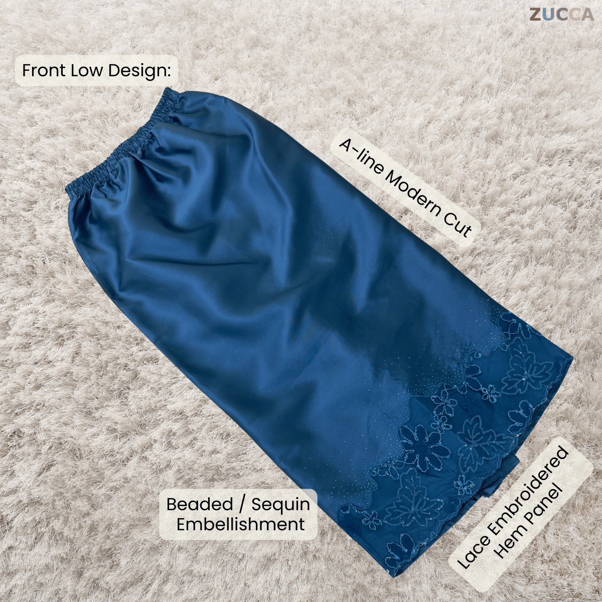 [JOM RAYA 2026] ZUCCA RAYHANA CLASSIC LUXE MODEST RAYA KURUNG SET - DMRAYA010