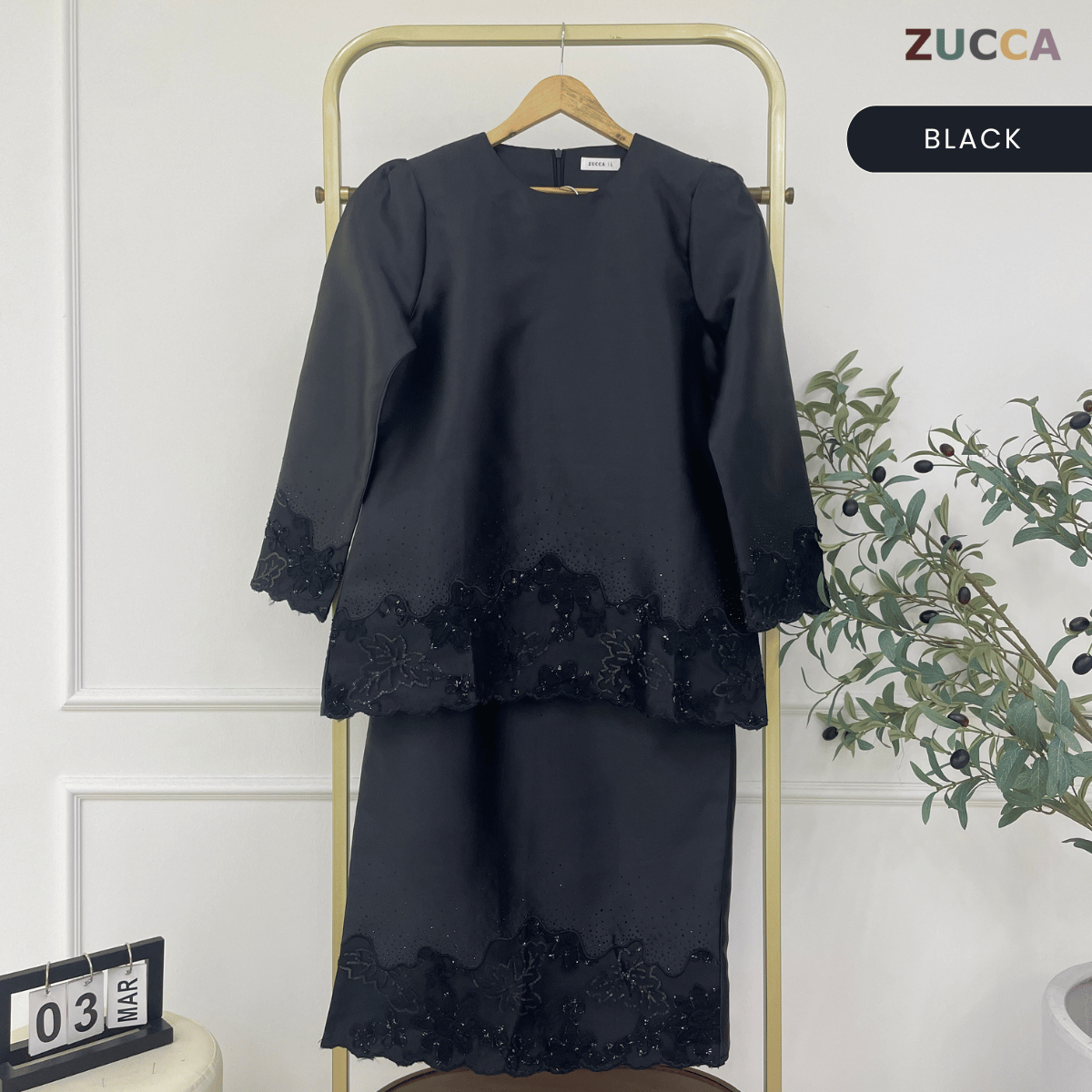 [JOM RAYA 2026] ZUCCA RAYHANA CLASSIC LUXE MODEST RAYA KURUNG SET - DMRAYA010