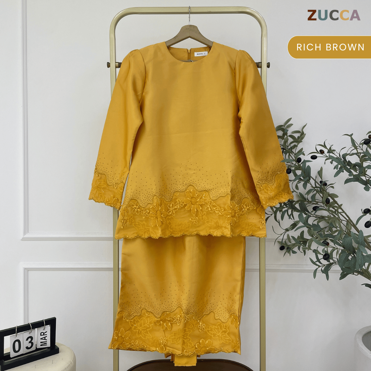[JOM RAYA 2026] ZUCCA RAYHANA CLASSIC LUXE MODEST RAYA KURUNG SET - DMRAYA010