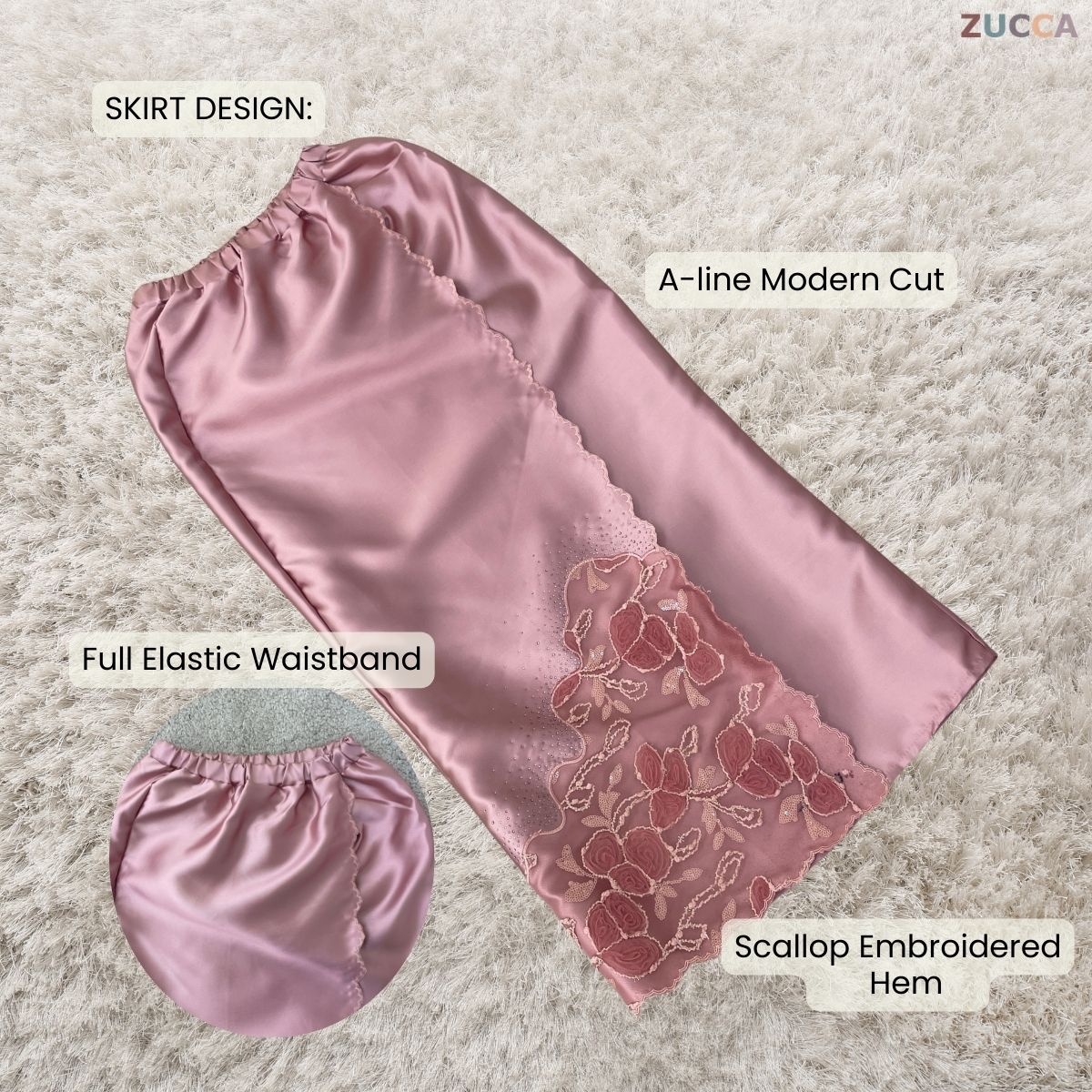 [JOM RAYA 2026] ZUCCA ZAREEFA CLASSIC LUXE MODEST RAYA KURUNG SET - DMRAYA011