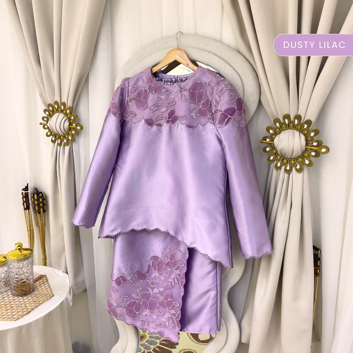 [JOM RAYA 2026] ZUCCA ZAREEFA CLASSIC LUXE MODEST RAYA KURUNG SET - DMRAYA011