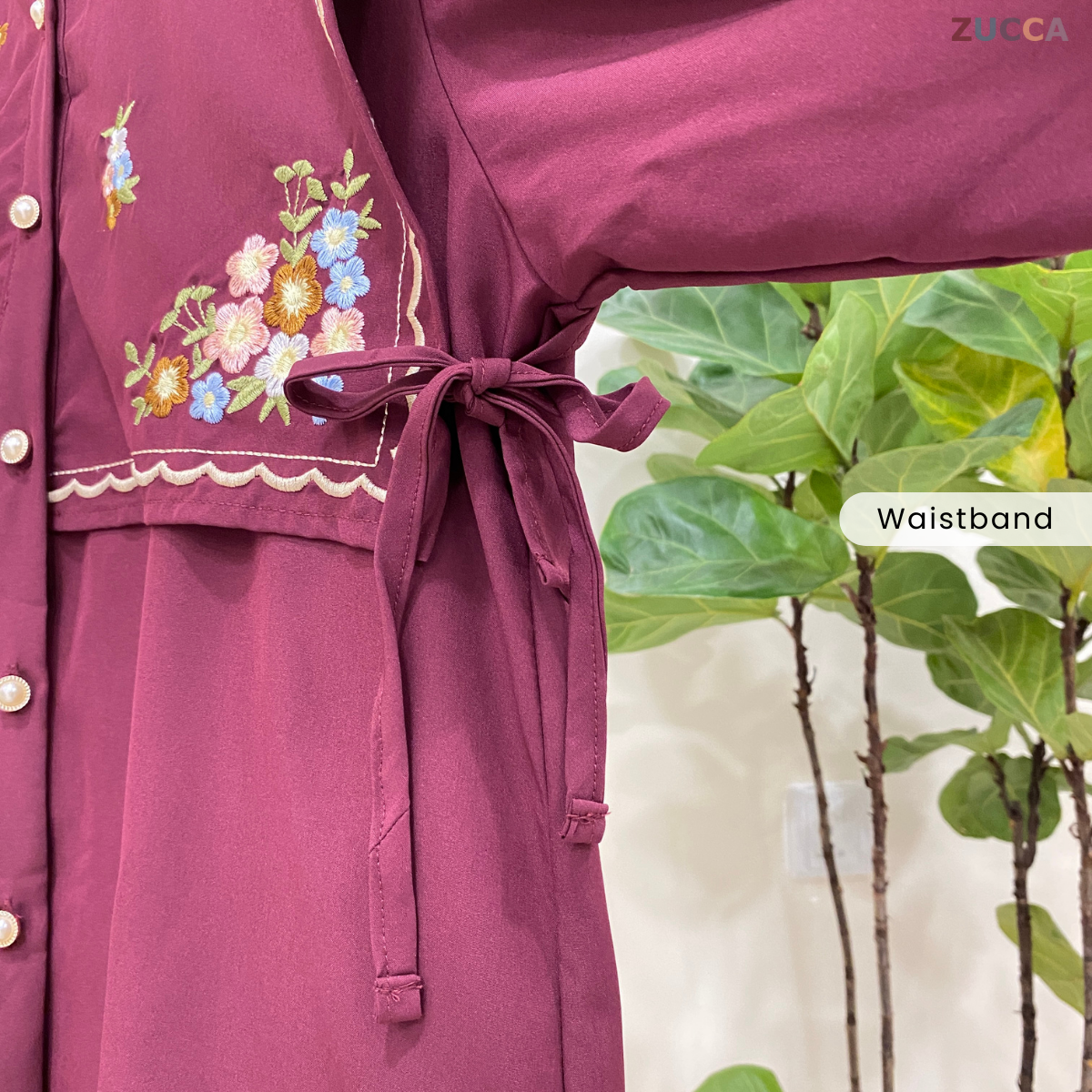 ZUCCA IRDINEE SET BAJU DAN SKIRT SULAMAN BUNGA - DMSET001