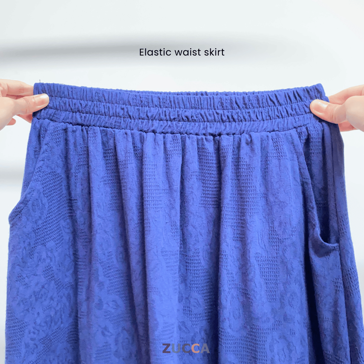 ZUCCA LENA SET BAJU BERBUTANG BERCORAK - DMSET004