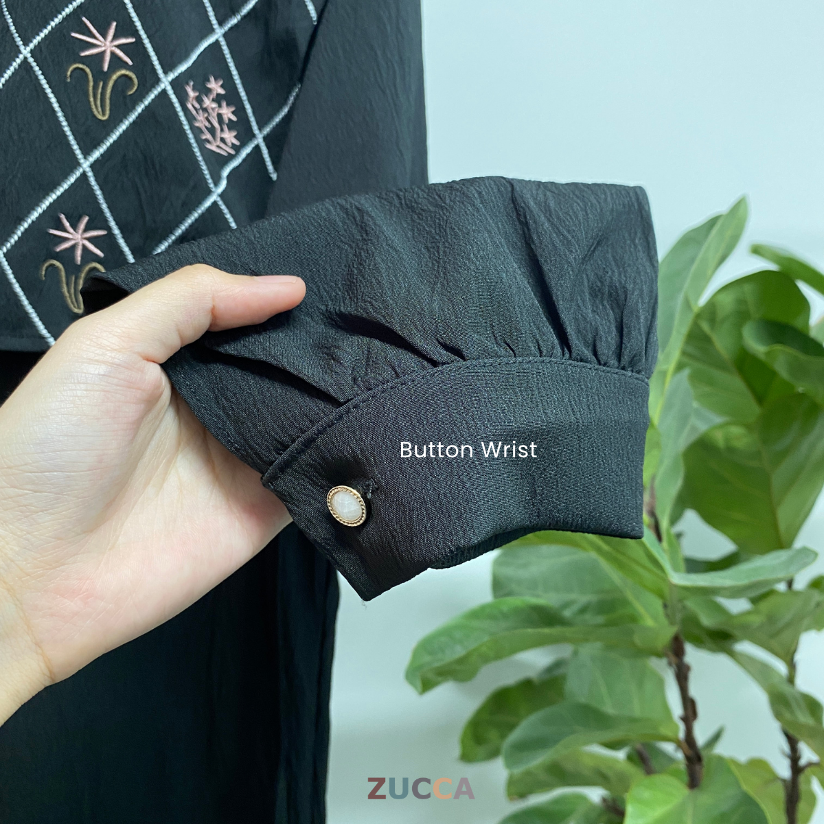 ZUCCA NIRINA SET BAJU BERBUTANG BERCORAK - DMSET005 BAJU WANITA