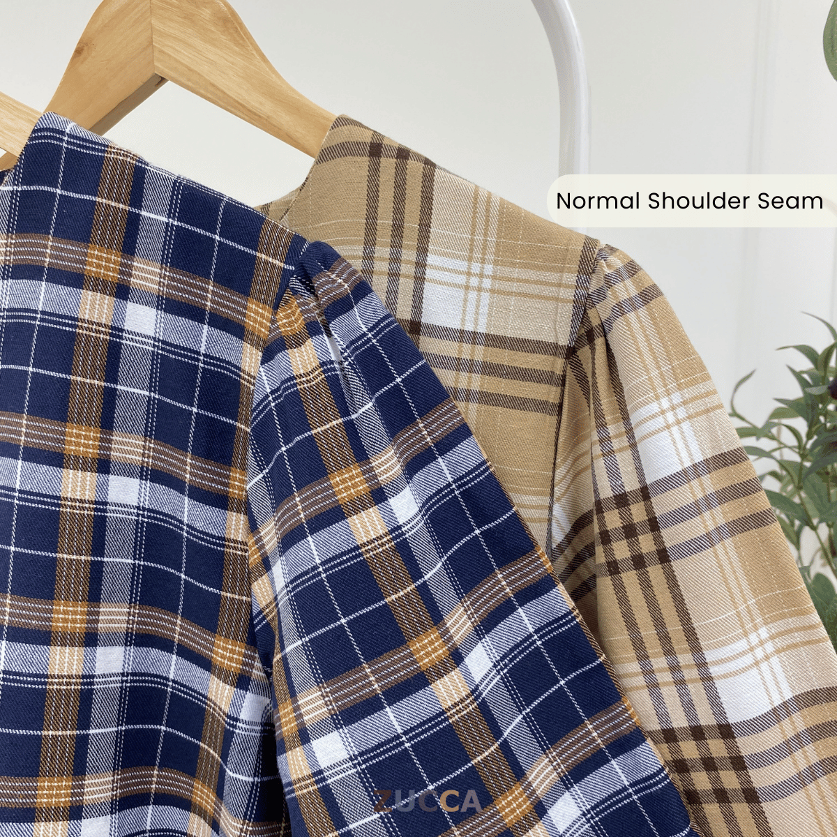 ZUCCA YASMEEN KOLEKSI BLOUSE TARTAN MODEN-DMSET007