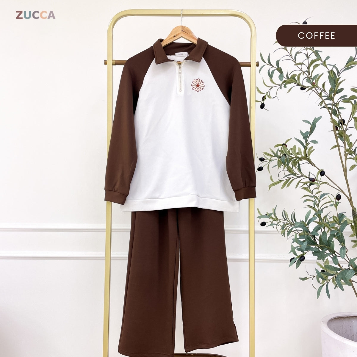 ZUCCA NICOLE WOMEN KASUAL SET SWEATSHIRT PANTS - DMSET010