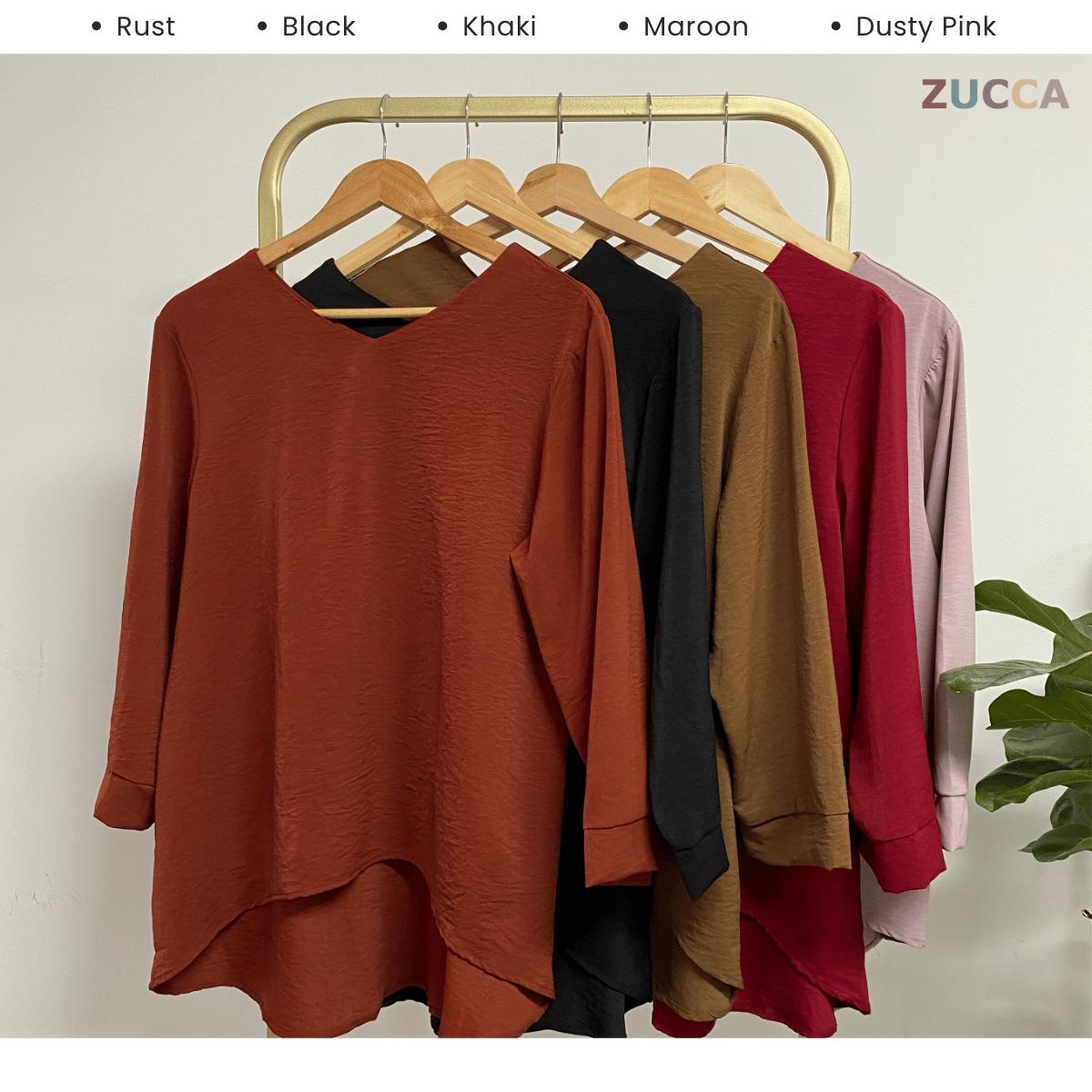 ZUCCA DAHLIA TEXTURED PANTS SET-DMSET011  Blouses