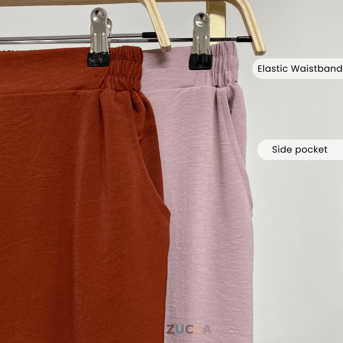 ZUCCA DAHLIA TEXTURED PANTS SET-DMSET011  Blouses