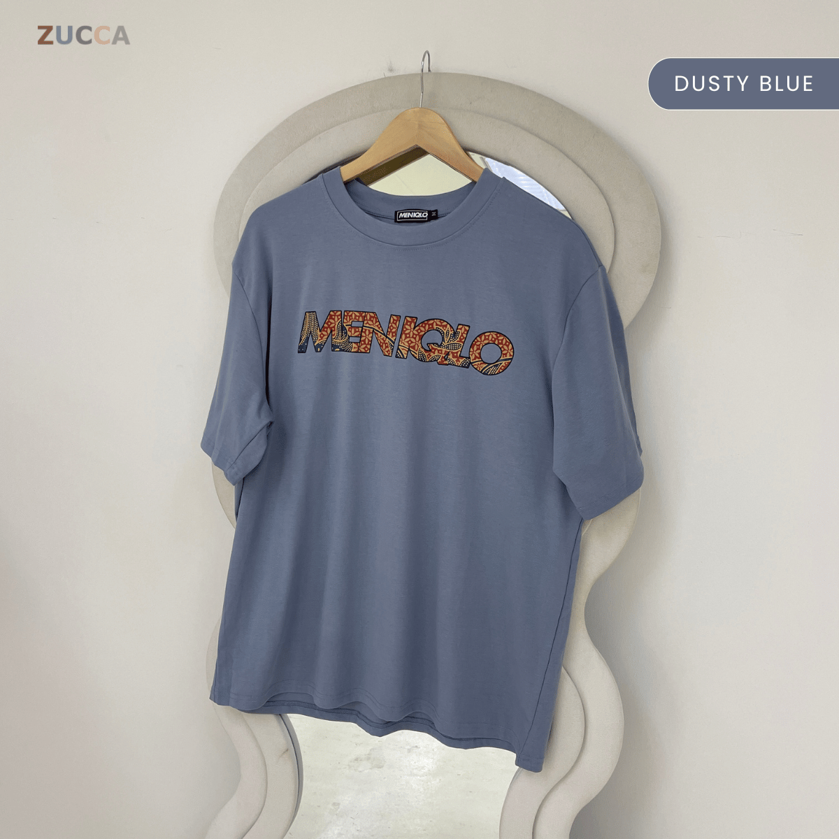 MENIQLO AQIL BATIK PRINT OVERSIZE TEE - MQ1030