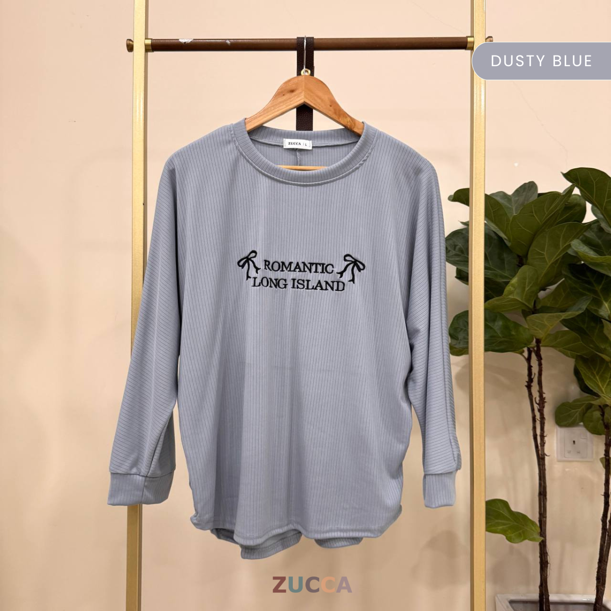 ZUCCA ATINA EMBROIDERY CASUAL WOMEN BLOUSE - DM257