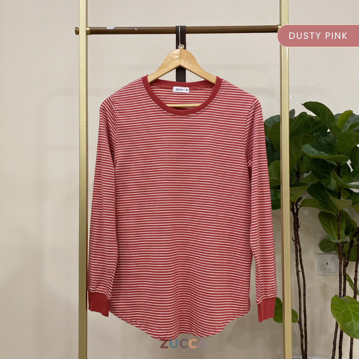 ZUCCA MINAZ STRIPED CASUAL SHIRT BLOUSE - MA025