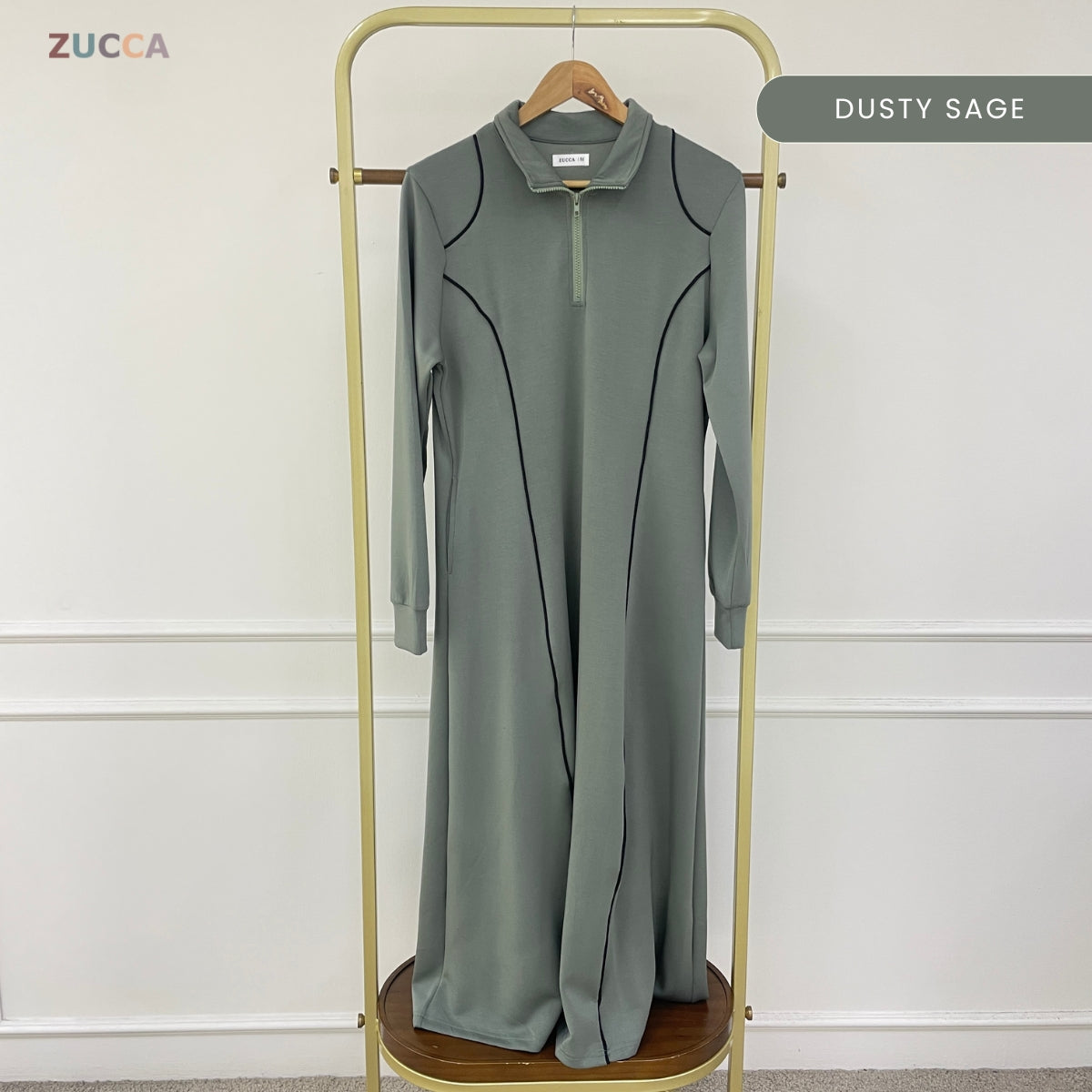 ZUCCA CINDY SPORTY CONTOUR MODEST  DRESS – MA178
