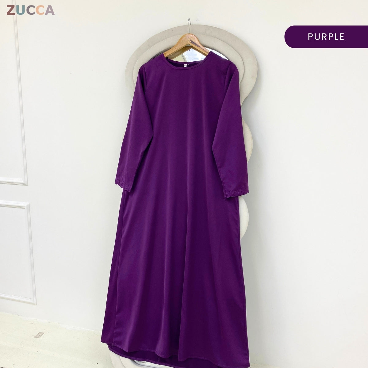ZUCCA FAIRA ELEGANT KASUAL WOMEN A-LINE MODEST DRESS - GC004 (KT1047)