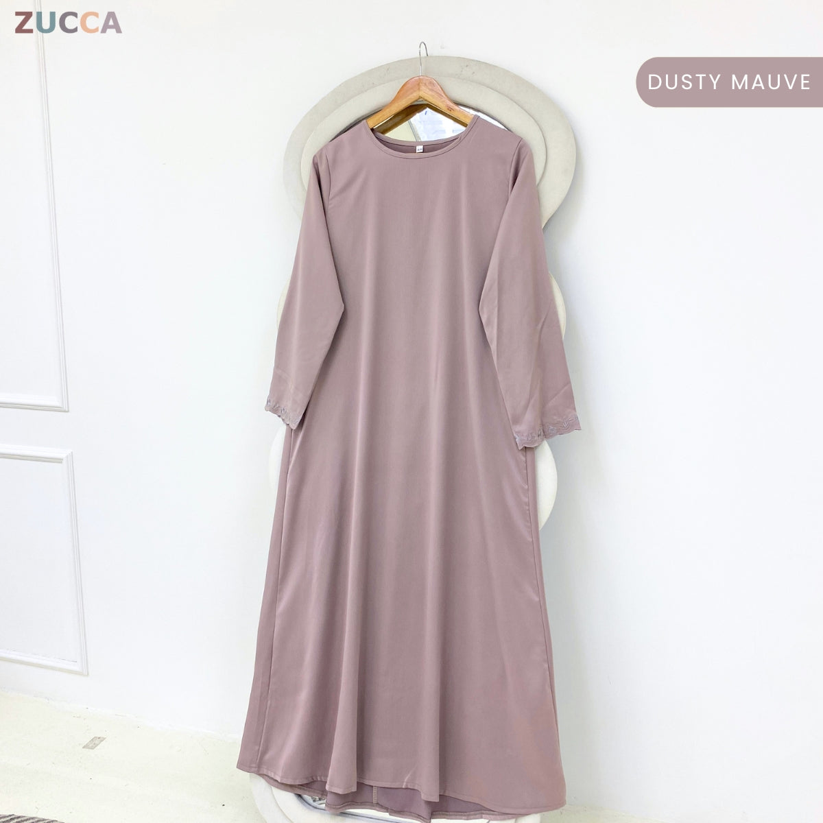 ZUCCA FAIRA ELEGANT KASUAL WOMEN A-LINE MODEST DRESS - GC004 (KT1047)