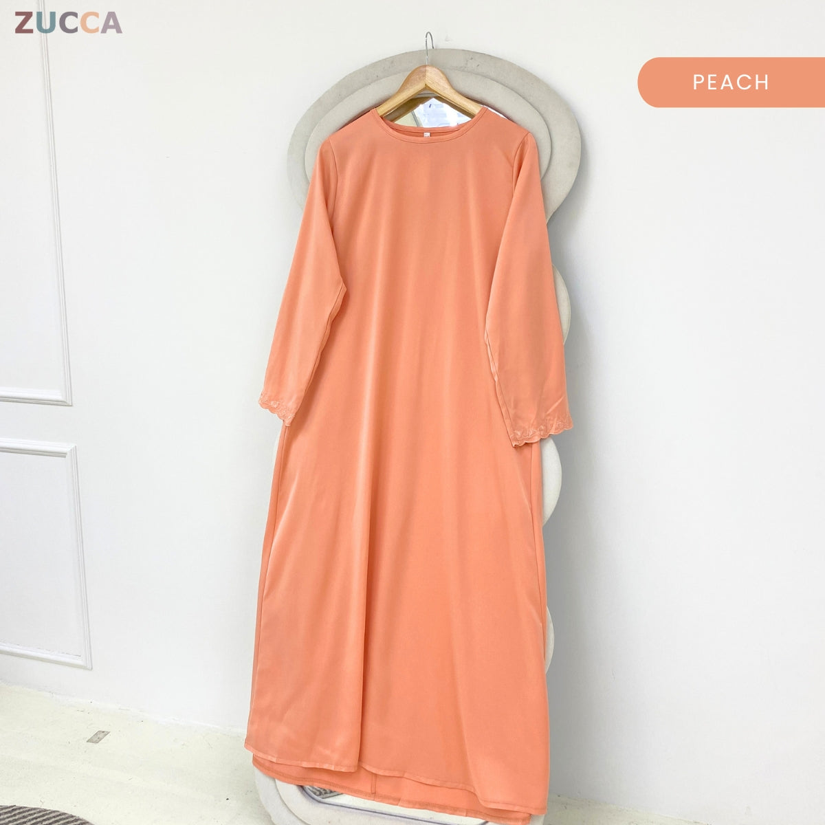 ZUCCA FAIRA ELEGANT KASUAL WOMEN A-LINE MODEST DRESS - GC004 (KT1047)