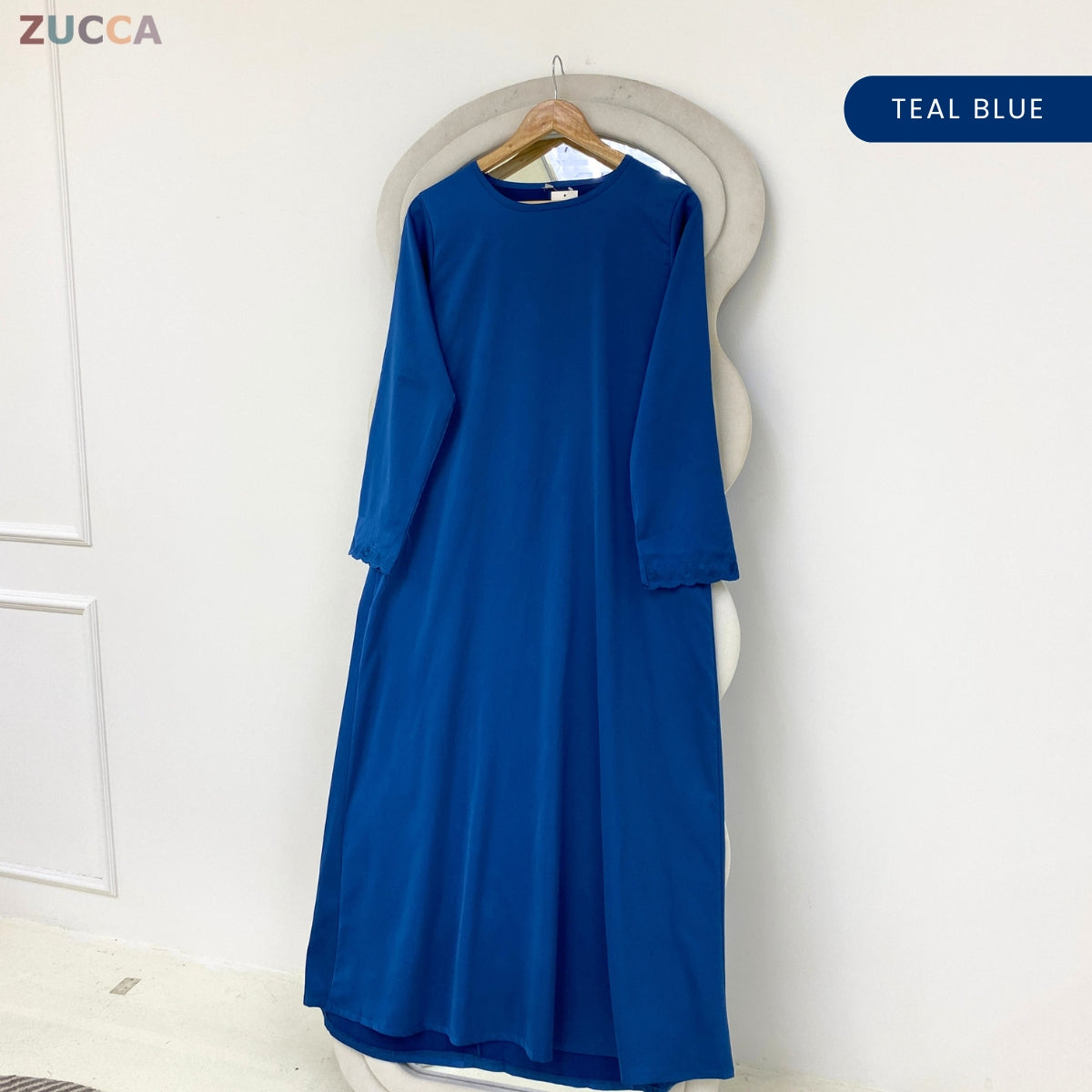 ZUCCA FAIRA ELEGANT KASUAL WOMEN A-LINE MODEST DRESS - GC004 (KT1047)