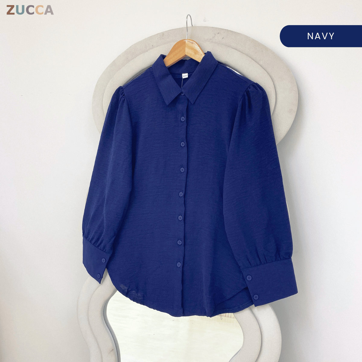 ZUCCA ELYA MODEST CASUAL BUTTON WOMAN BLOUSE - GC006 (41663)
