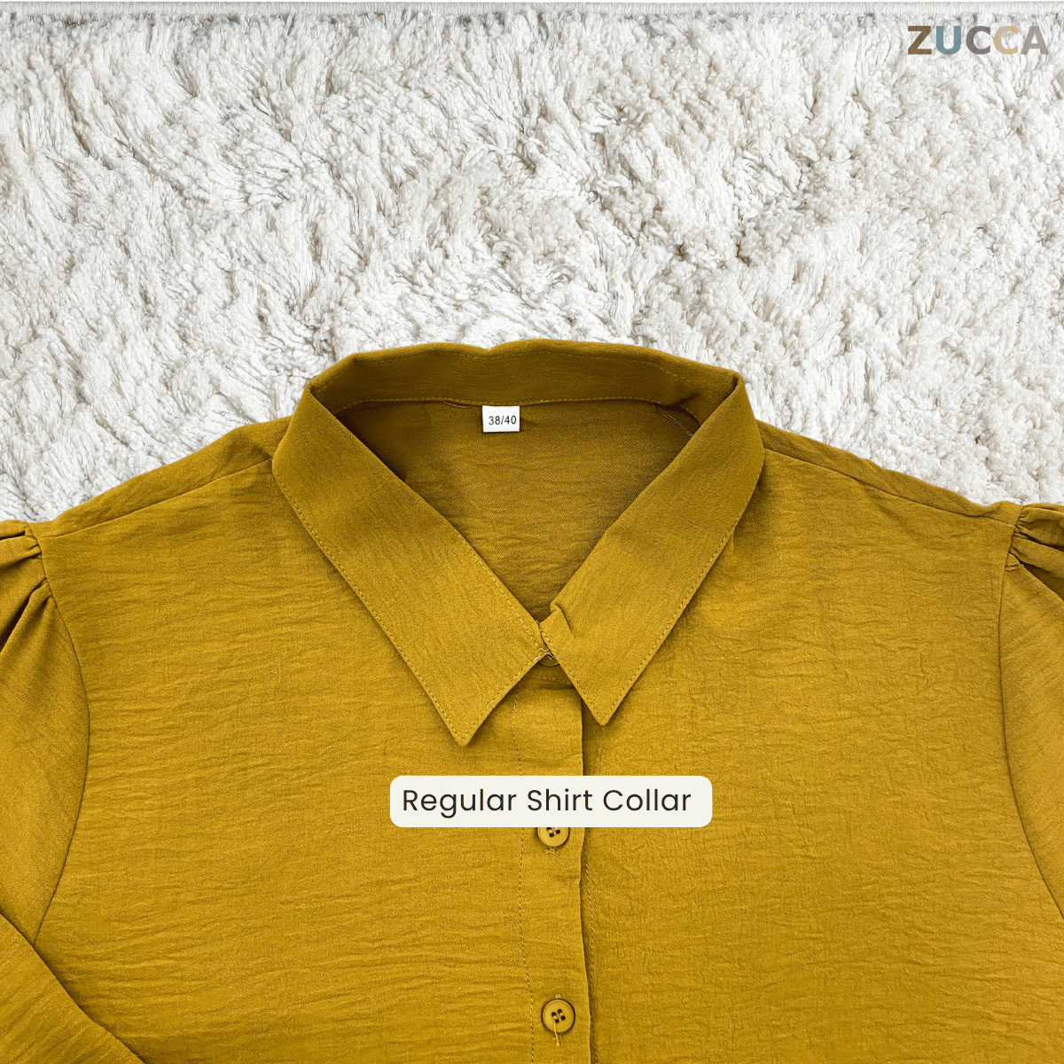 ZUCCA ELYA MODEST CASUAL BUTTON WOMAN BLOUSE - GC006 (41663)