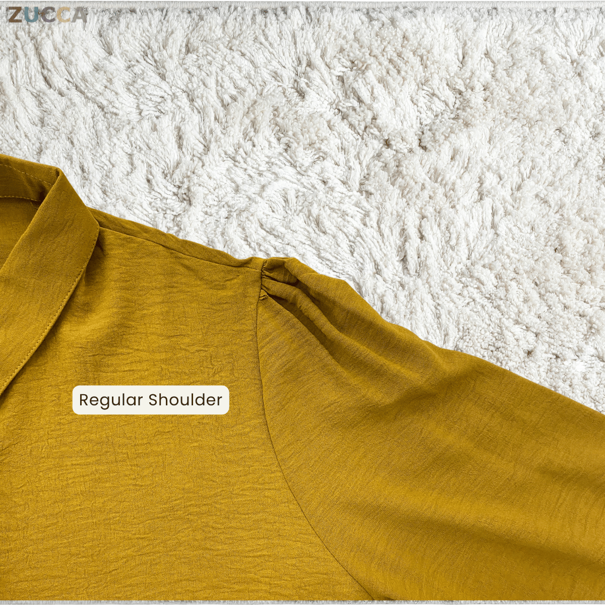 ZUCCA ELYA MODEST CASUAL BUTTON WOMAN BLOUSE - GC006 (41663)