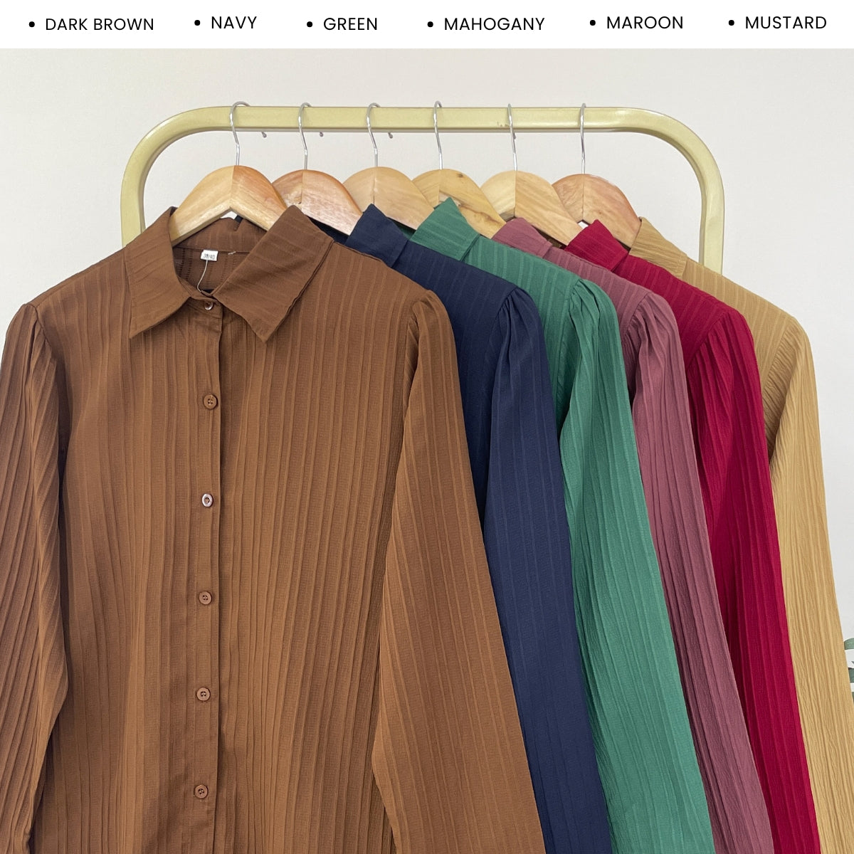 ZUCCA MAILEY MODEST CASUAL BUTTON WOMAN BLOUSE - GC007 (PH7284)