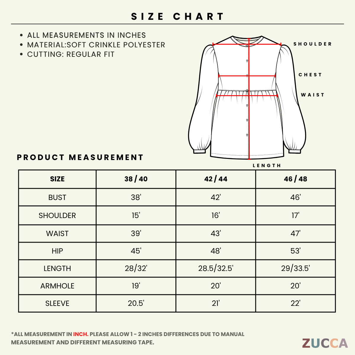ZUCCA SHINA TEXTURED TIE BLOUSE - GC017 (KS474-3840)