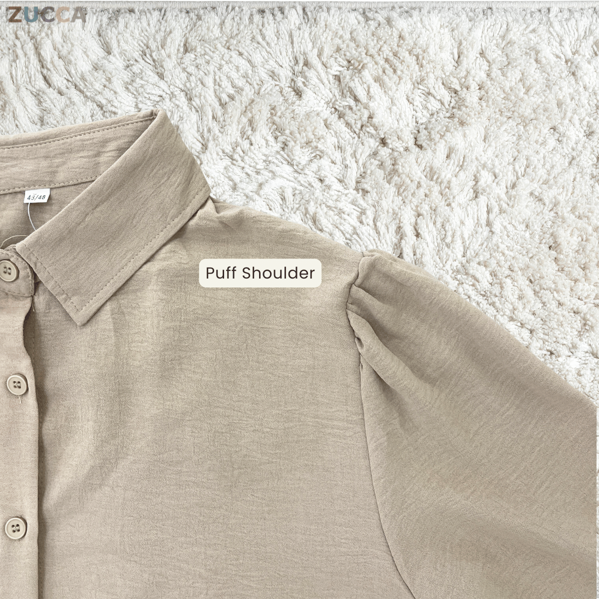ZUCCA ARALYN TEXTURED CASUAL SHIRT -GC029(KS408-22B)