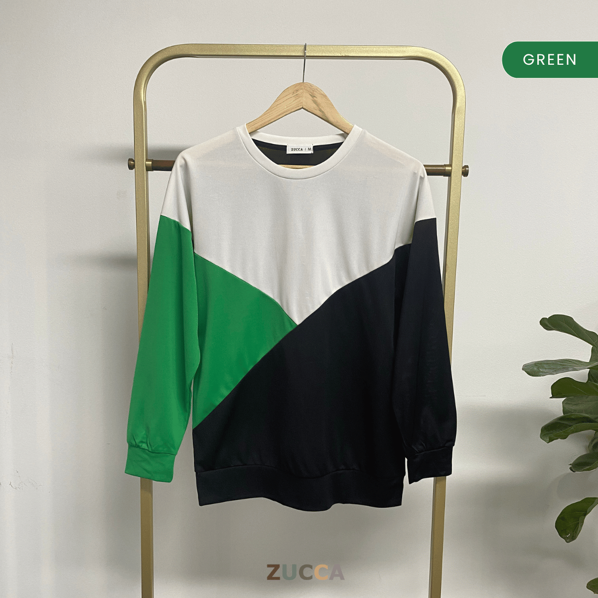 ZUCCA VERA COLOURBLOCK PULLOVER SHIRT - MA022