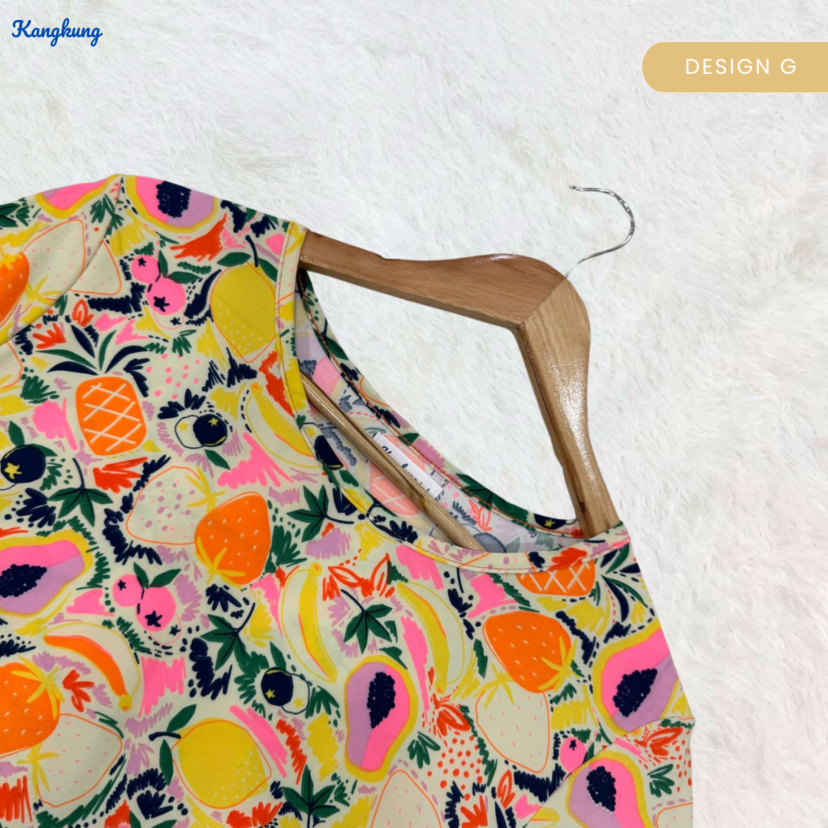 KANGKUNG MELATI BLOUSE WANITA CORAK CAMPUR - KK101