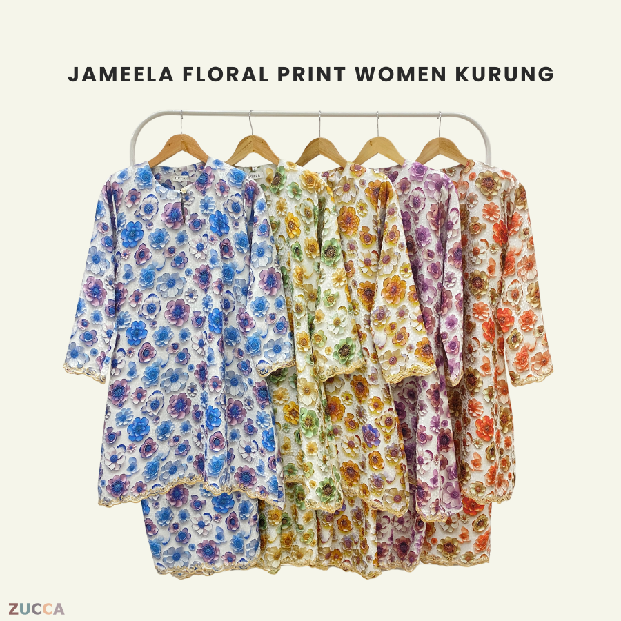 Jameela 3D Floral Women Kurung Sedondon Ibu Dan Anak - H008 H008(A)