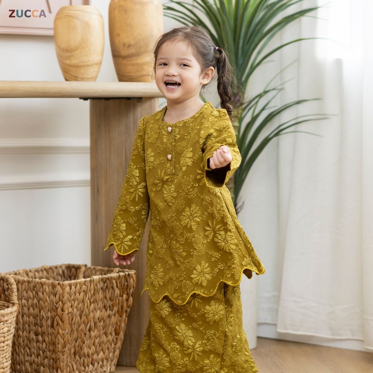 [JOM RAYA 2026] ZUCCA [KIDS] NAZRINA FLORAL KURUNG MODERN ANAK- DMRAYA006A