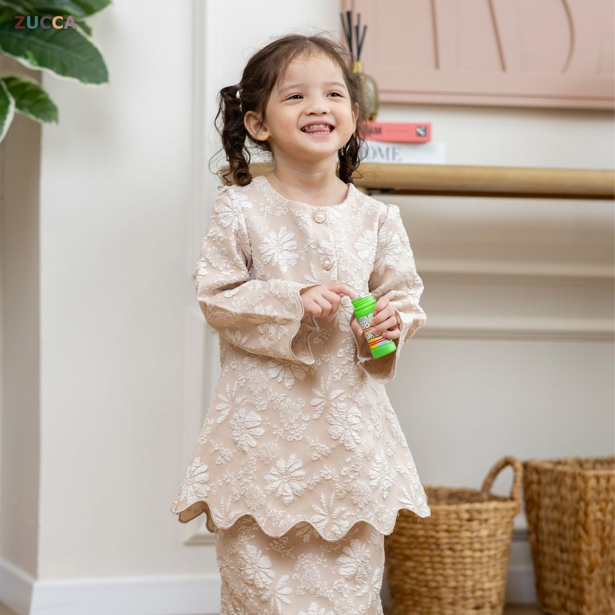 [JOM RAYA 2026] ZUCCA [KIDS] NAZRINA FLORAL KURUNG MODERN ANAK- DMRAYA006A