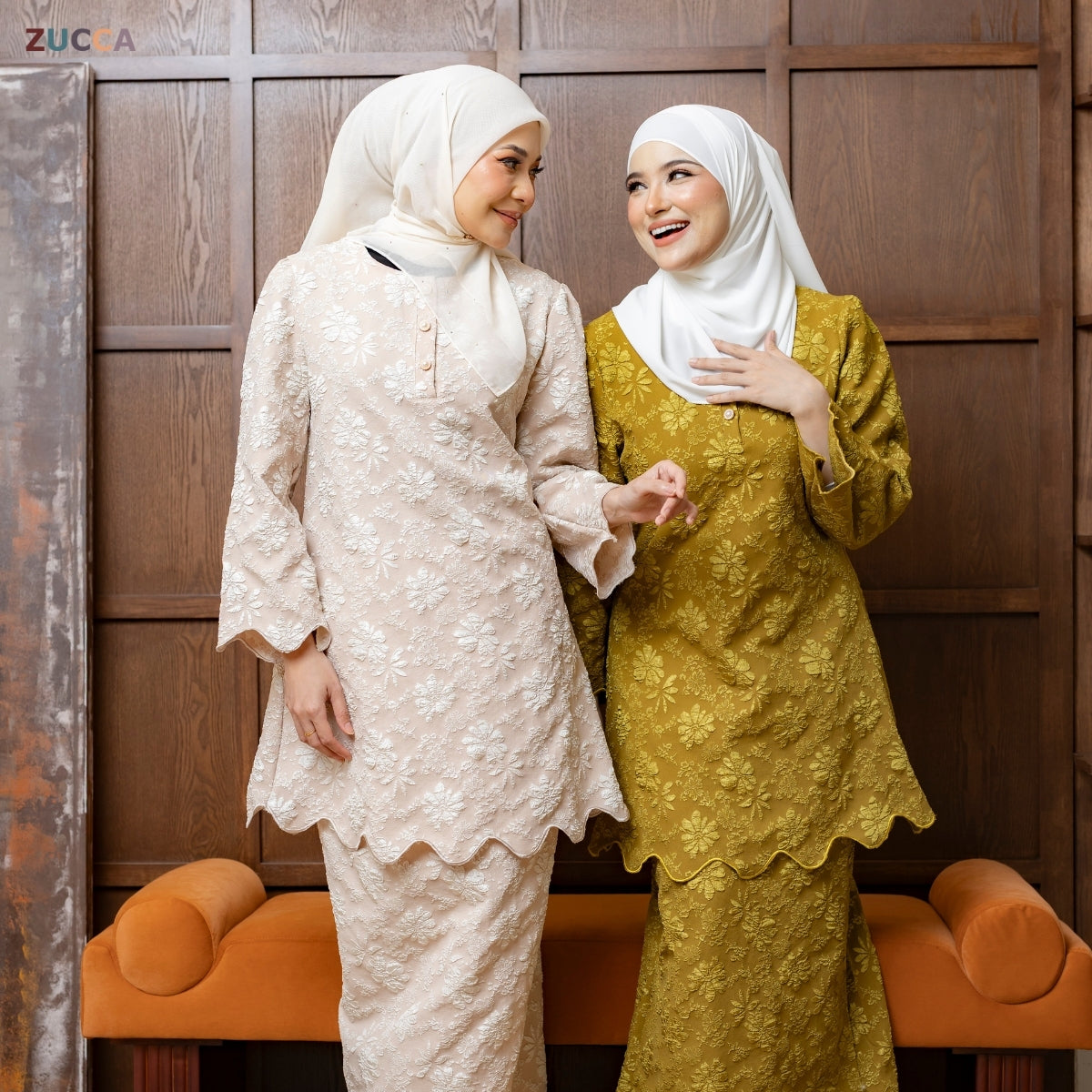 [JOM RAYA 2026] ZUCCA [MOM] NAZRINA FLORAL KURUNG MODERN IBU  - DMRAYA006