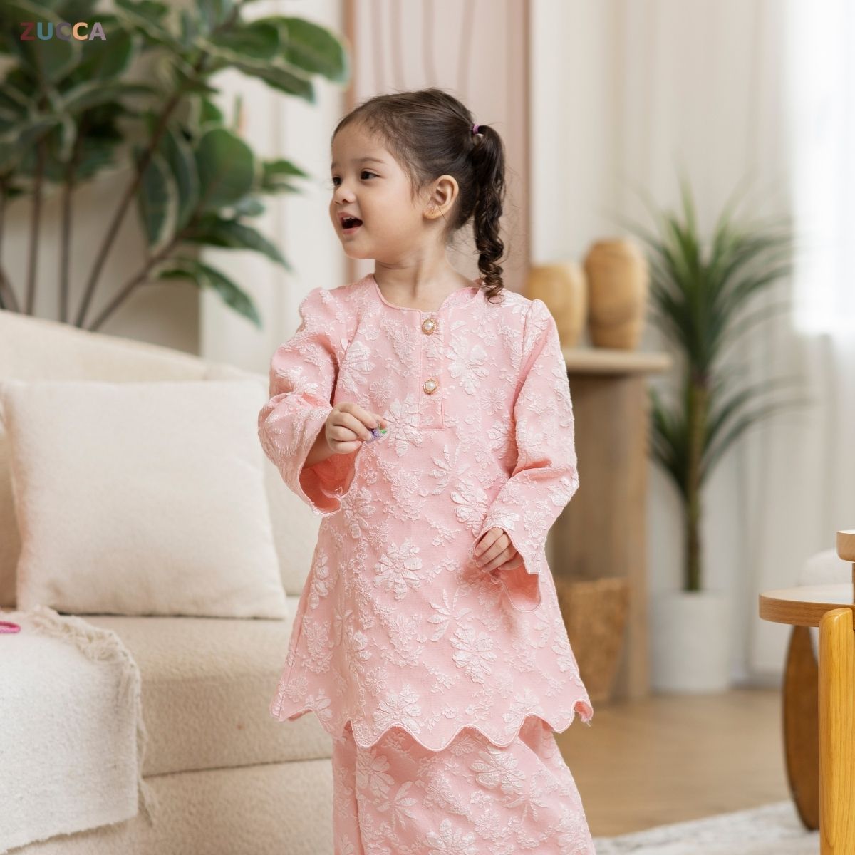 [JOM RAYA 2026] ZUCCA [KIDS] NAZRINA FLORAL KURUNG MODERN ANAK- DMRAYA006A