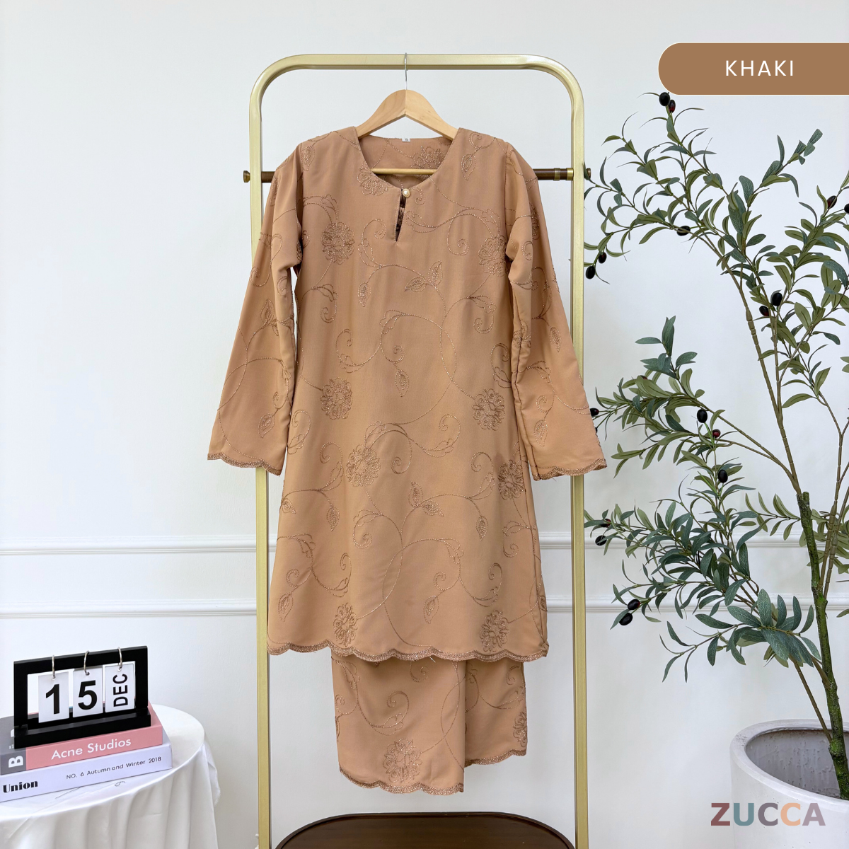 ZUCCA FELISHA KURUNG ORGANZA WITH SEQUIN - H034