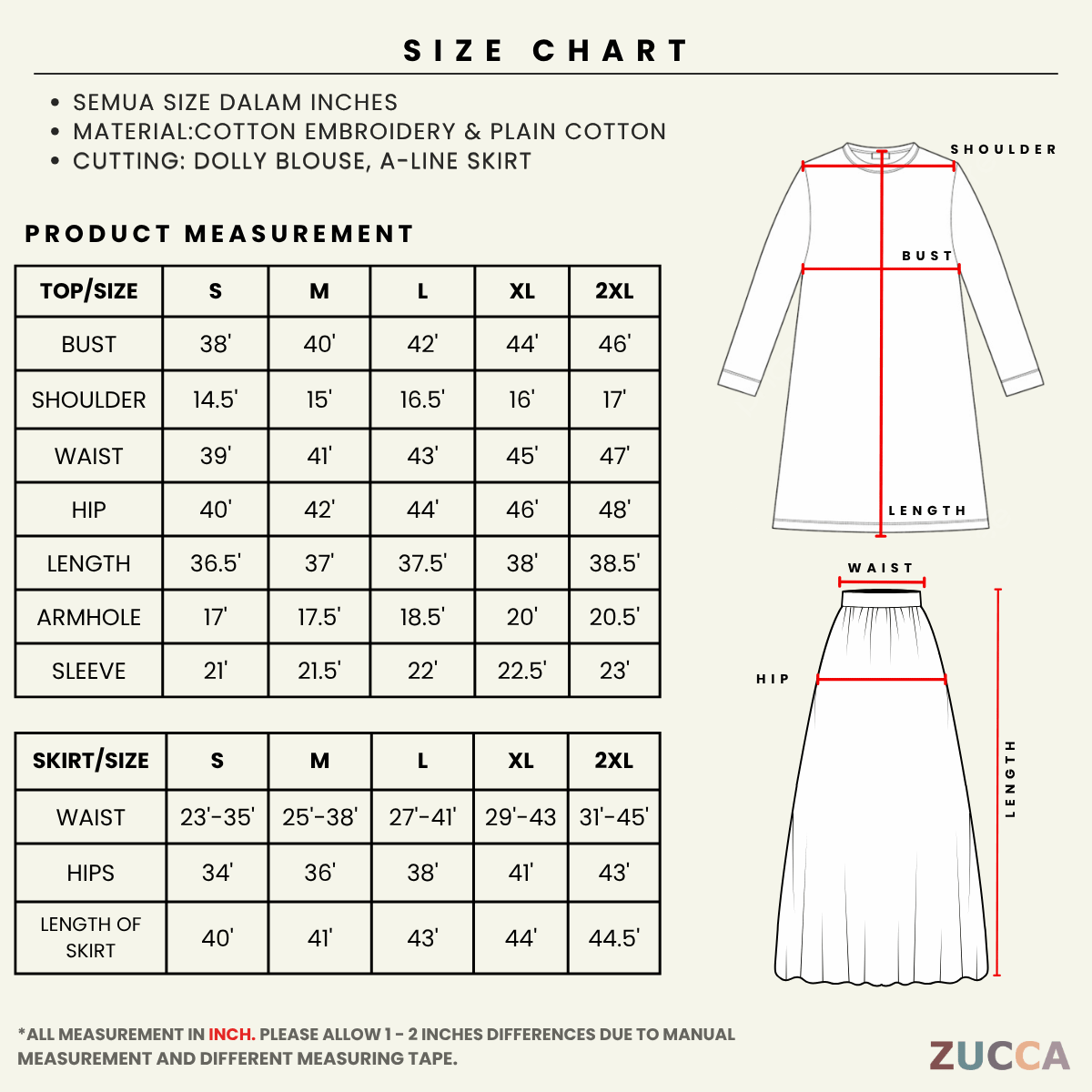 ZUCCA HUMAIRA KURUNG SULAMAN MODEN-H031