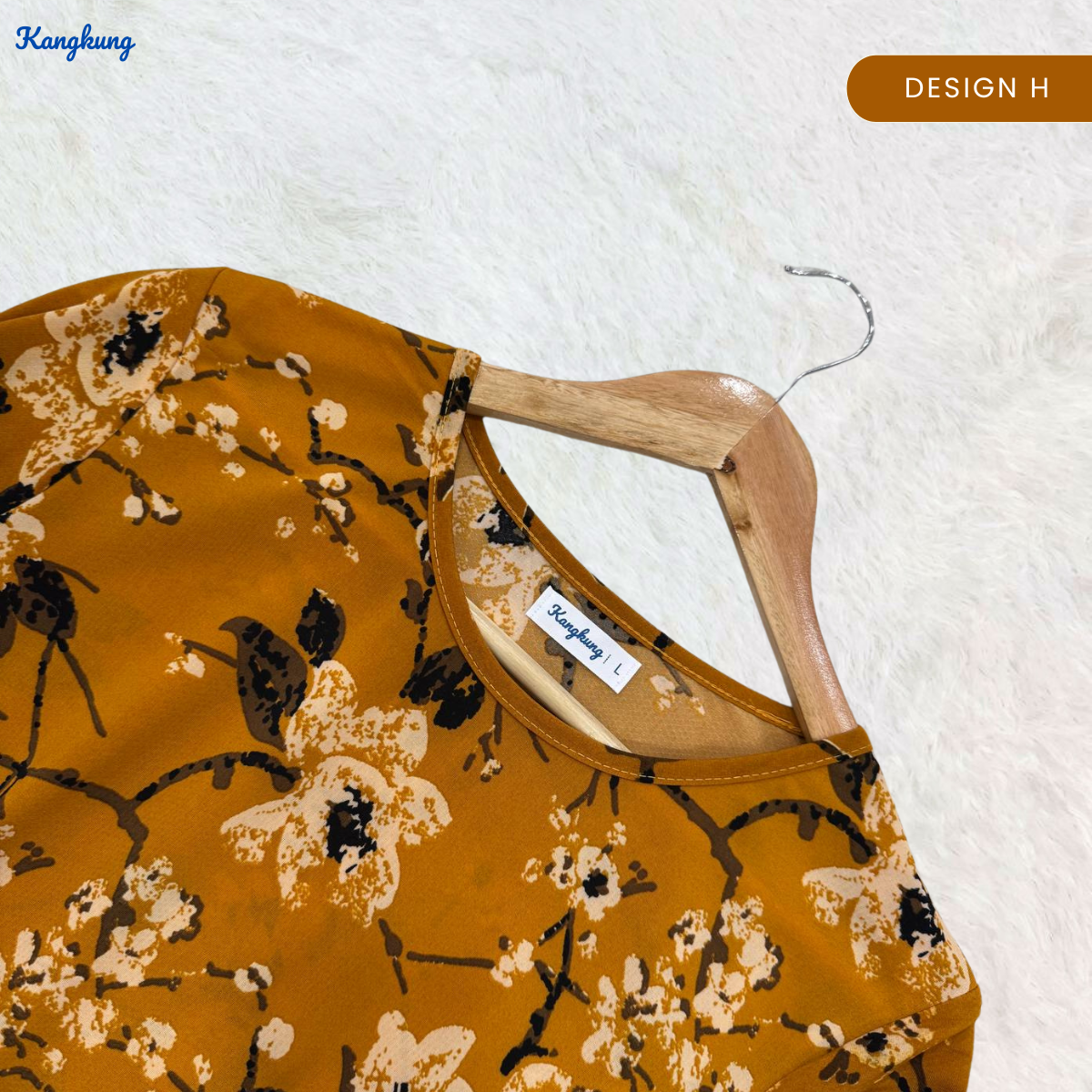 KANGKUNG MELATI BLOUSE WANITA CORAK CAMPUR - KK101