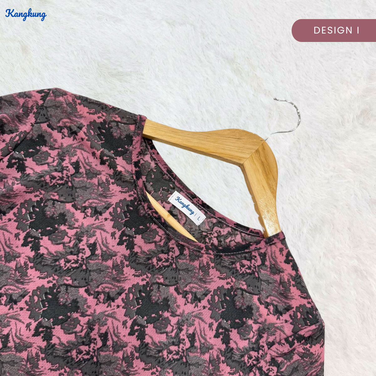 KANGKUNG MELATI BLOUSE WANITA CORAK CAMPUR - KK101