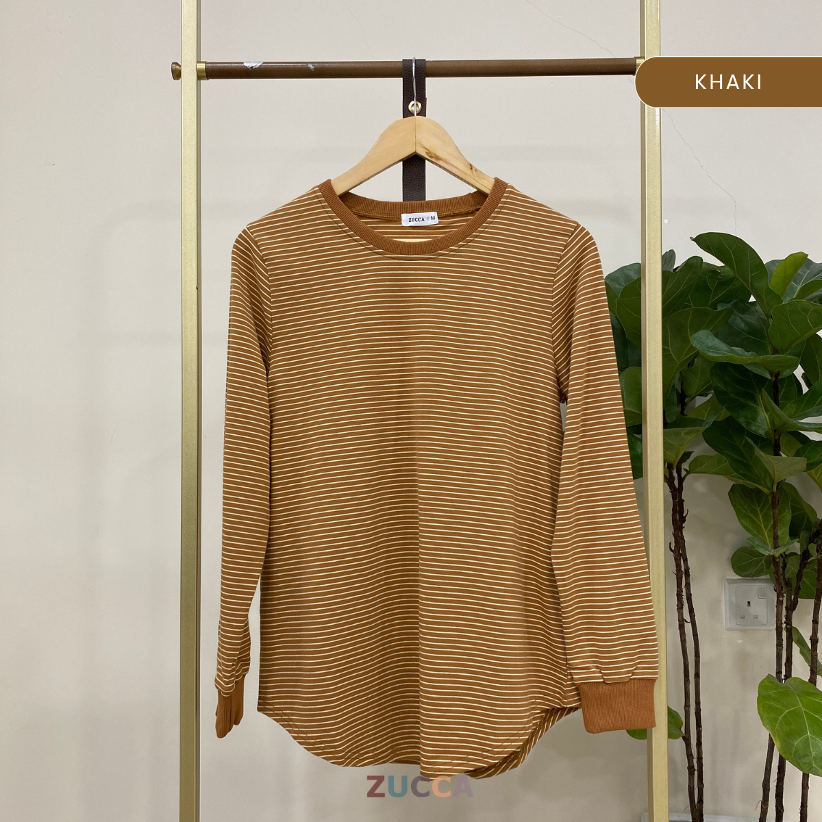 ZUCCA MINAZ STRIPED CASUAL SHIRT BLOUSE - MA025