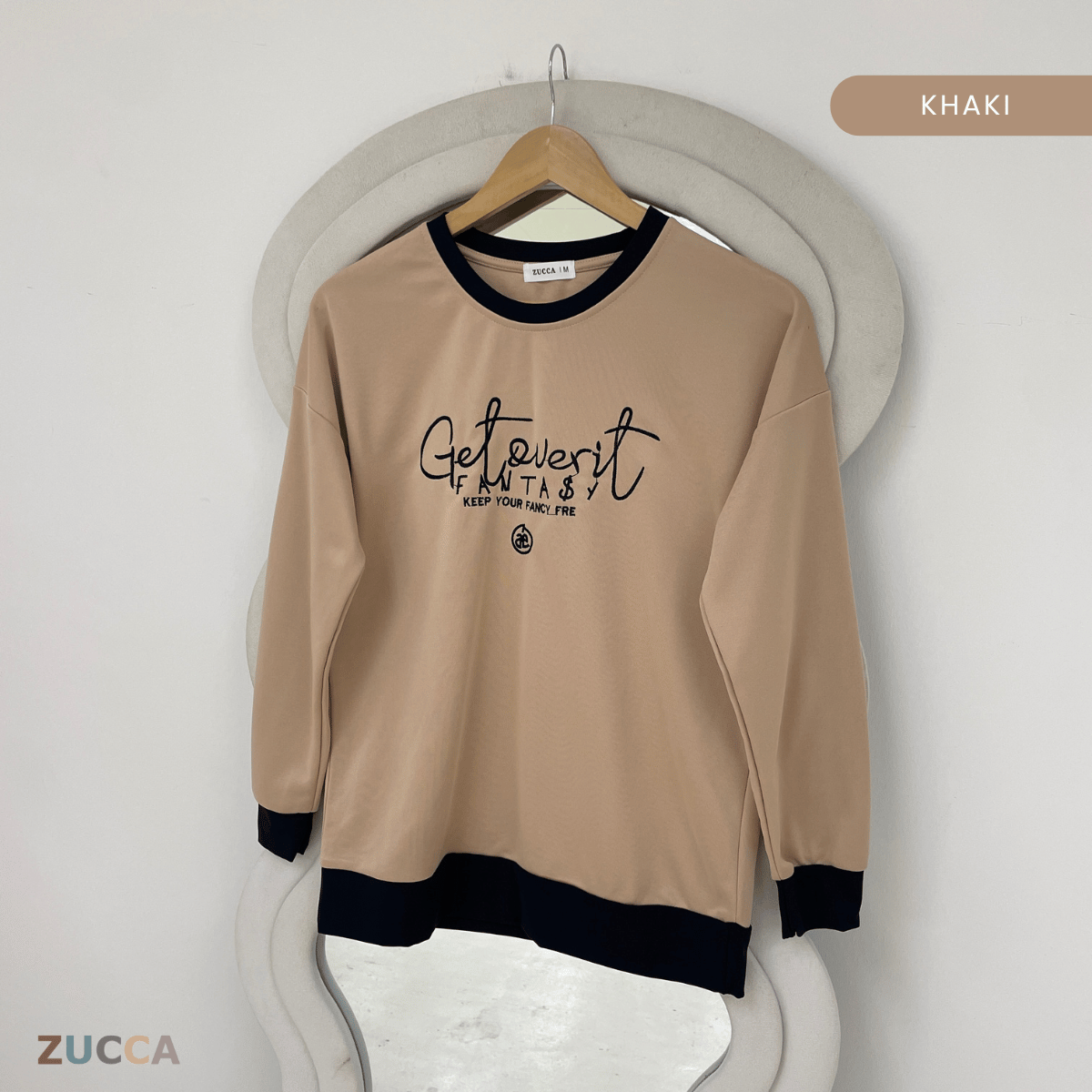ZUCCA DELISHA EMBROIDERED SWEATSHIRT WOMEN - MA088