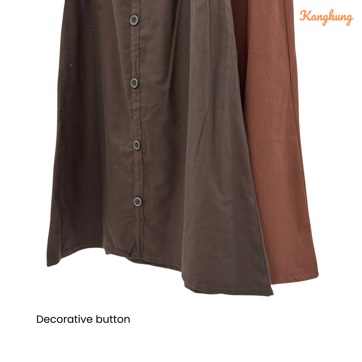 KANGKUNG SKIRT KAPAS BERBUTANG UNTUK WANITA - KK006