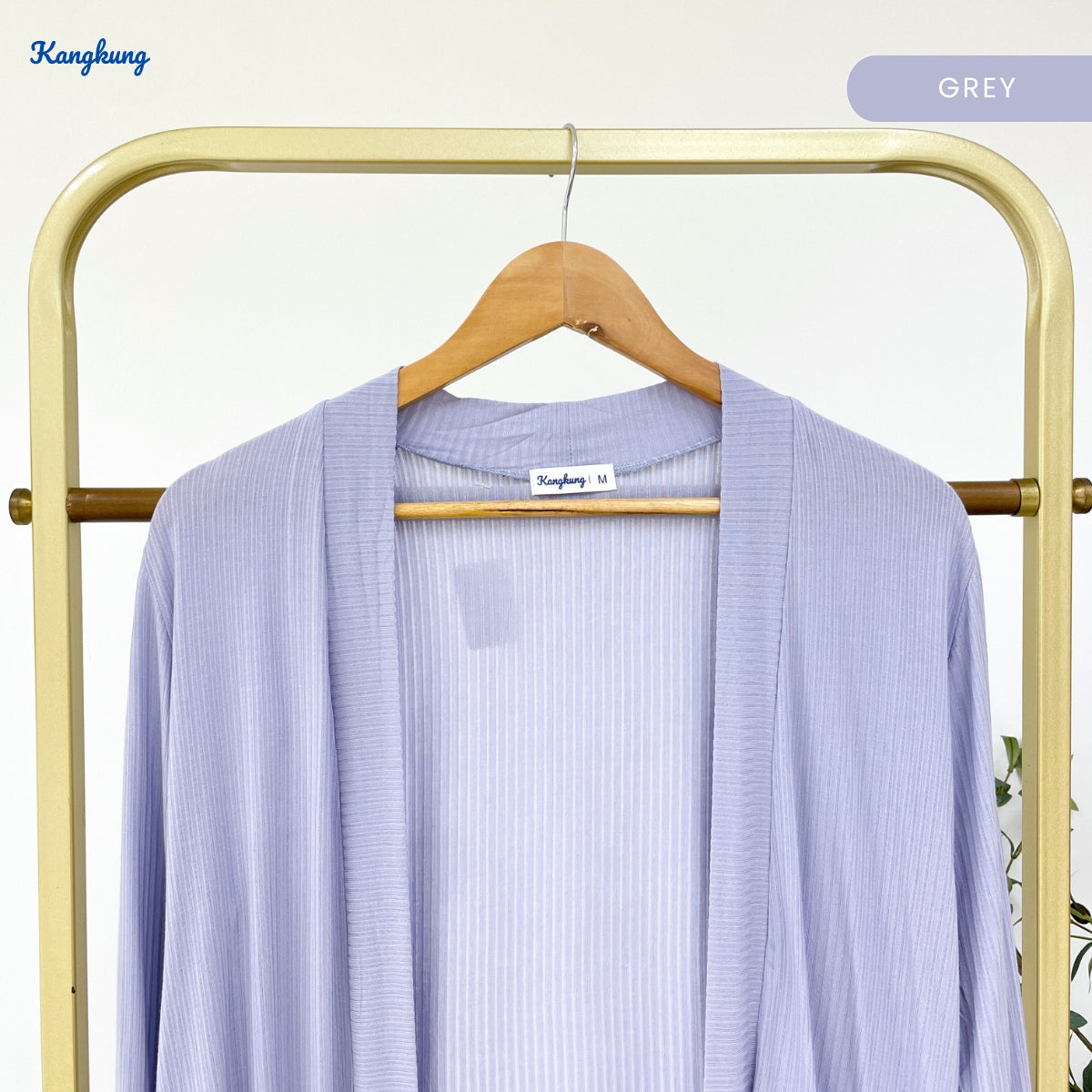 KANGKUNG LINIE KARDIGAN TERBUKA KASUAL & SELESA – KK103