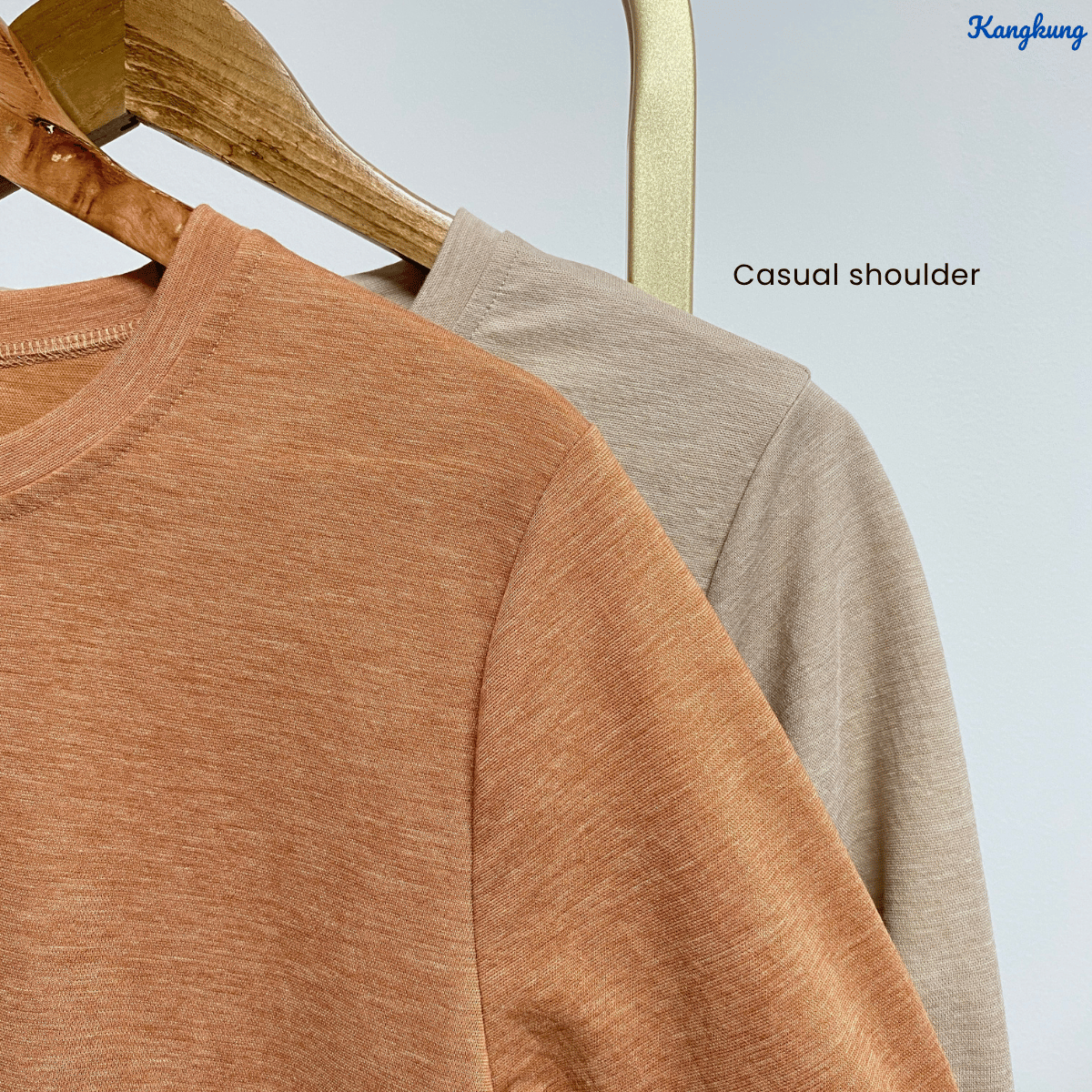 KANGKUNG JESSIE T-SHIRT COTTON WANITA GAYA MODEST SHIRT KASUAL – KK109