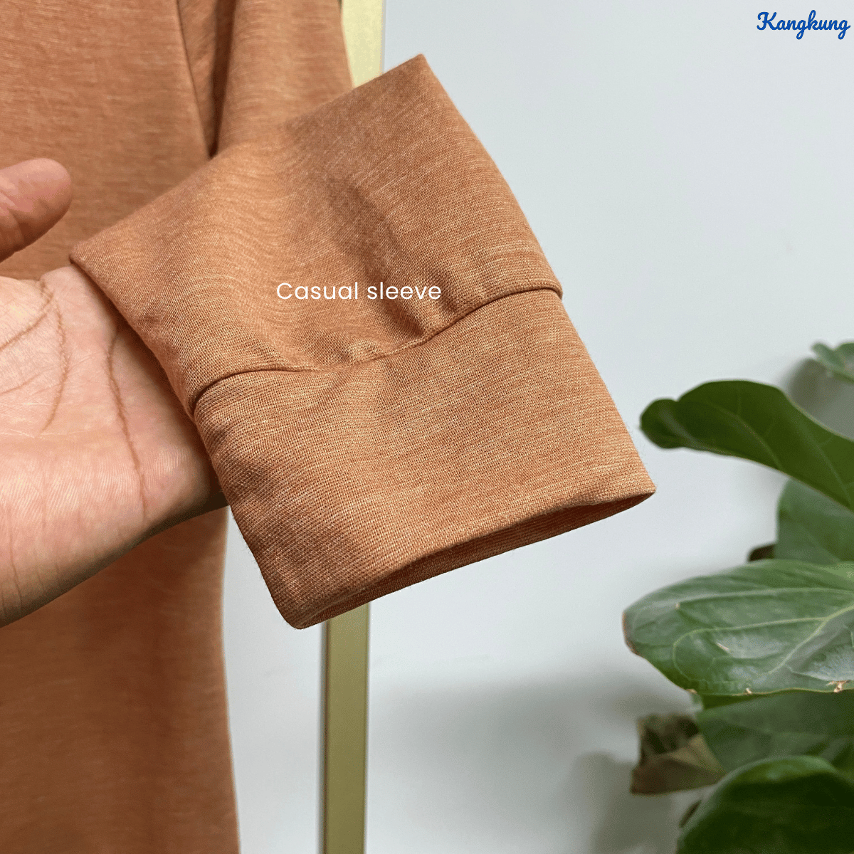 KANGKUNG JESSIE T-SHIRT COTTON WANITA GAYA MODEST SHIRT KASUAL – KK109