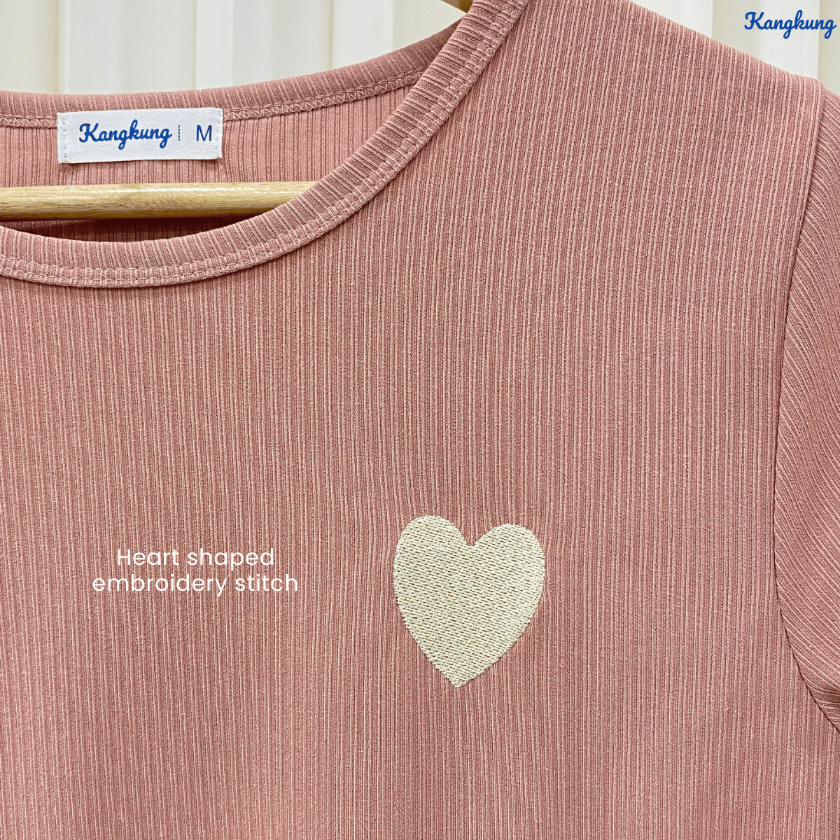 KANGKUNG ILANA BLOUSE RIBBED KASUAL YANG SELESA - KK104