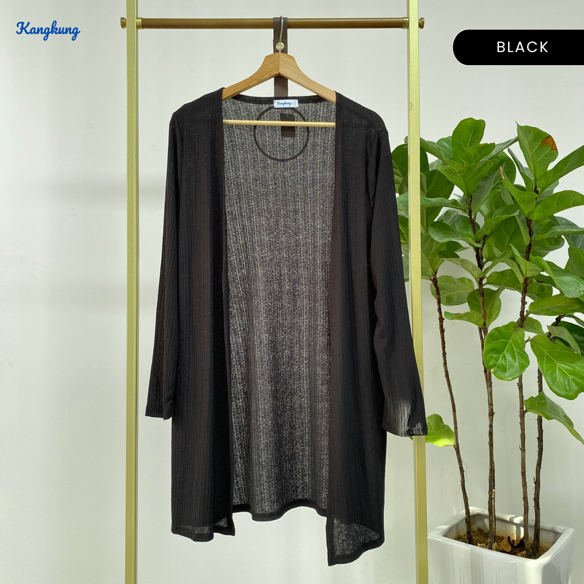 KANGKUNG EVITA CARDIGAN BUKA RIB KNIT – KK114