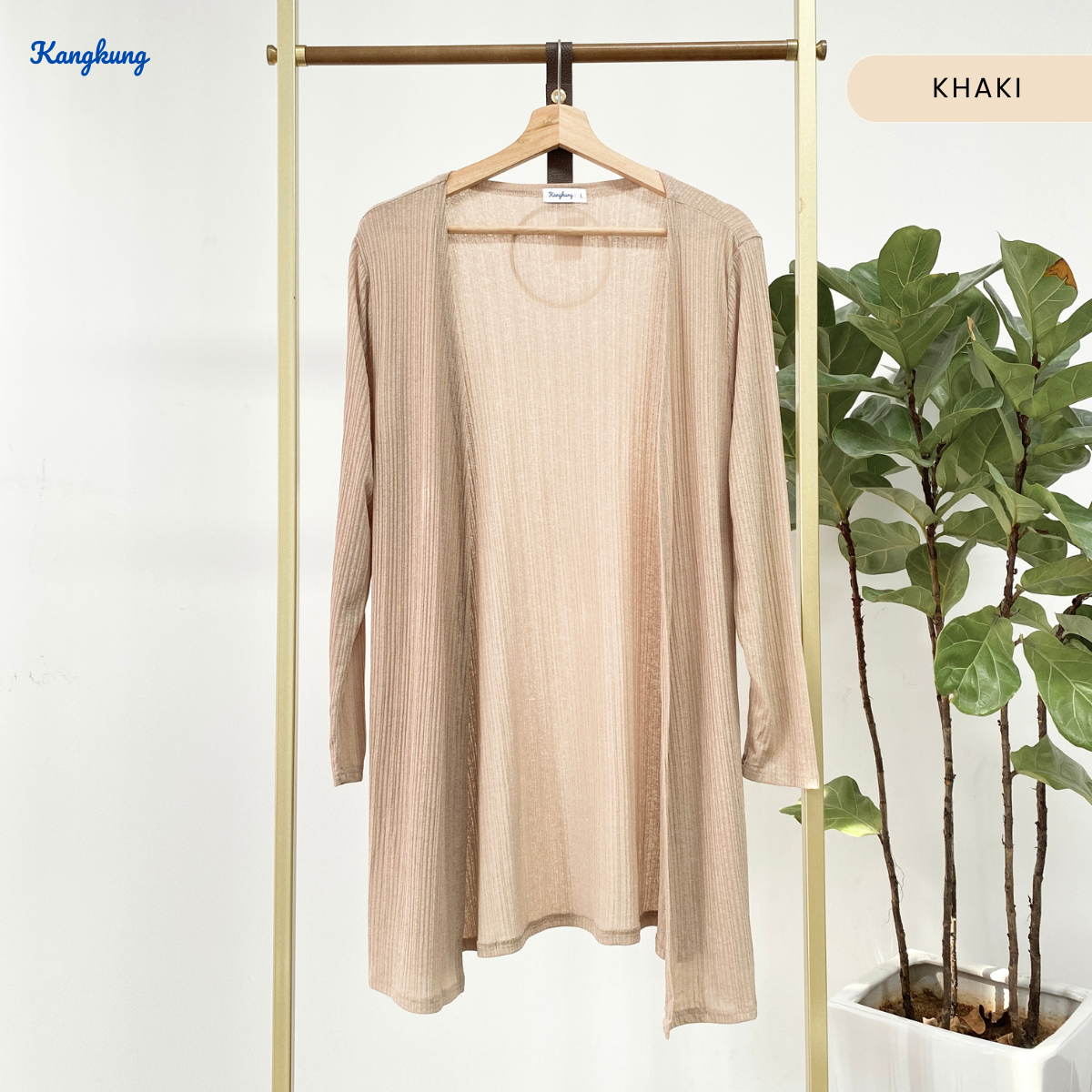 KANGKUNG EVITA CARDIGAN BUKA RIB KNIT – KK114