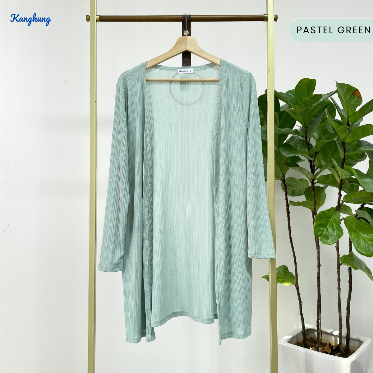 KANGKUNG EVITA CARDIGAN BUKA RIB KNIT – KK114