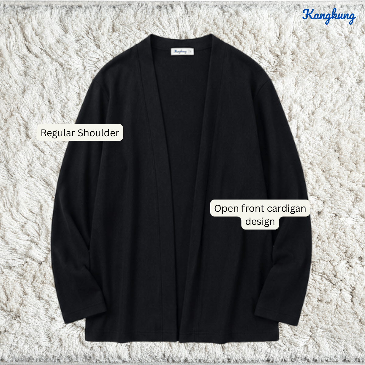 KANGKUNG EVITA CARDIGAN BUKA RIB KNIT – KK114